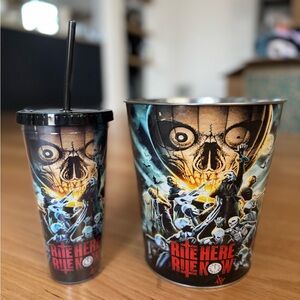 Ghost band rite here rite now movie bucket and cup